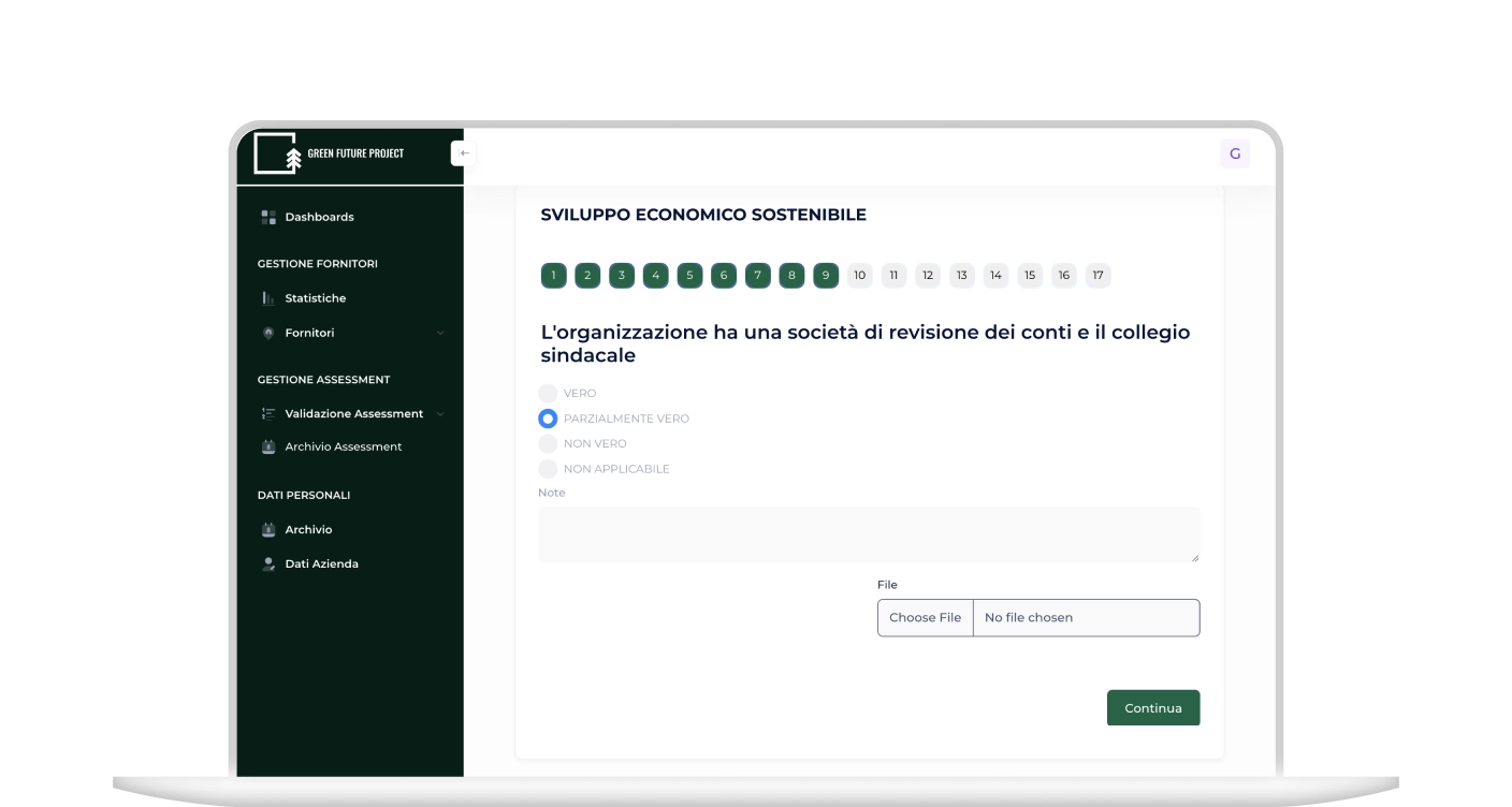Questionario Qualifica Fornitori Accredia